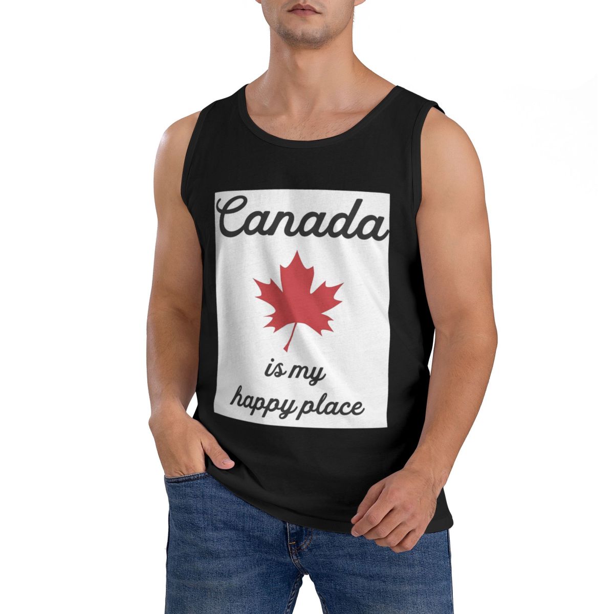 Summer Clothing Places - 100% Cotton Maple Leaf Canada Canadian