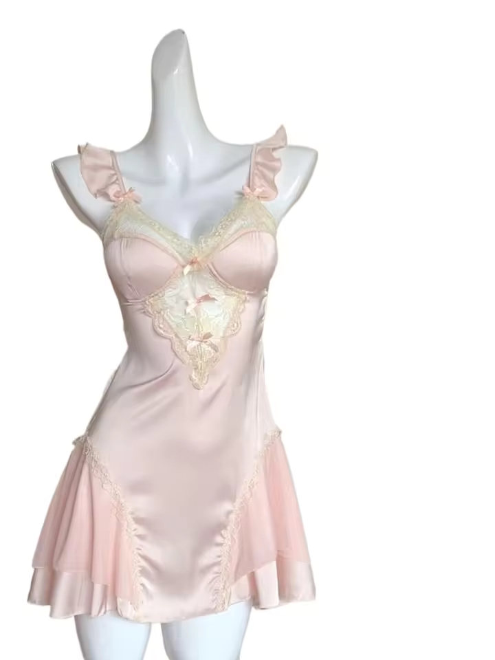 Summer Light Clothing - Women Light Nightdress Sexy Lace Lingerie
