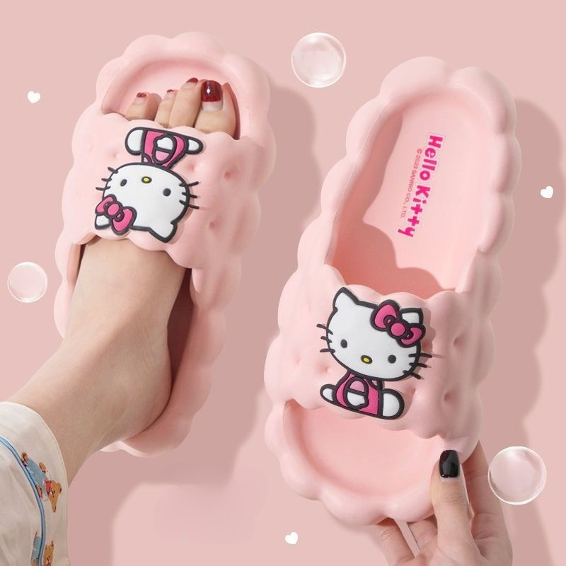 Summer Clothing Wholesale - Cute Sanrio cartoon Kuromi slippers for