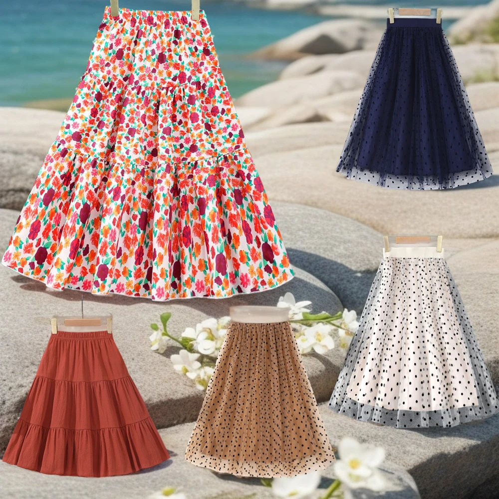 Summer Gauze Clothing - Girls Clothes Summer Kids Girls Skirt