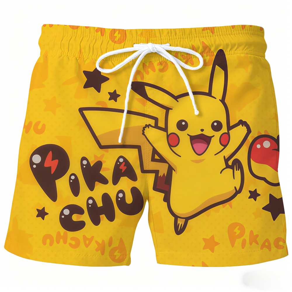 Quality Summer Clothing For Women - 2026 New Pikachu Pokemon Beach Shorts