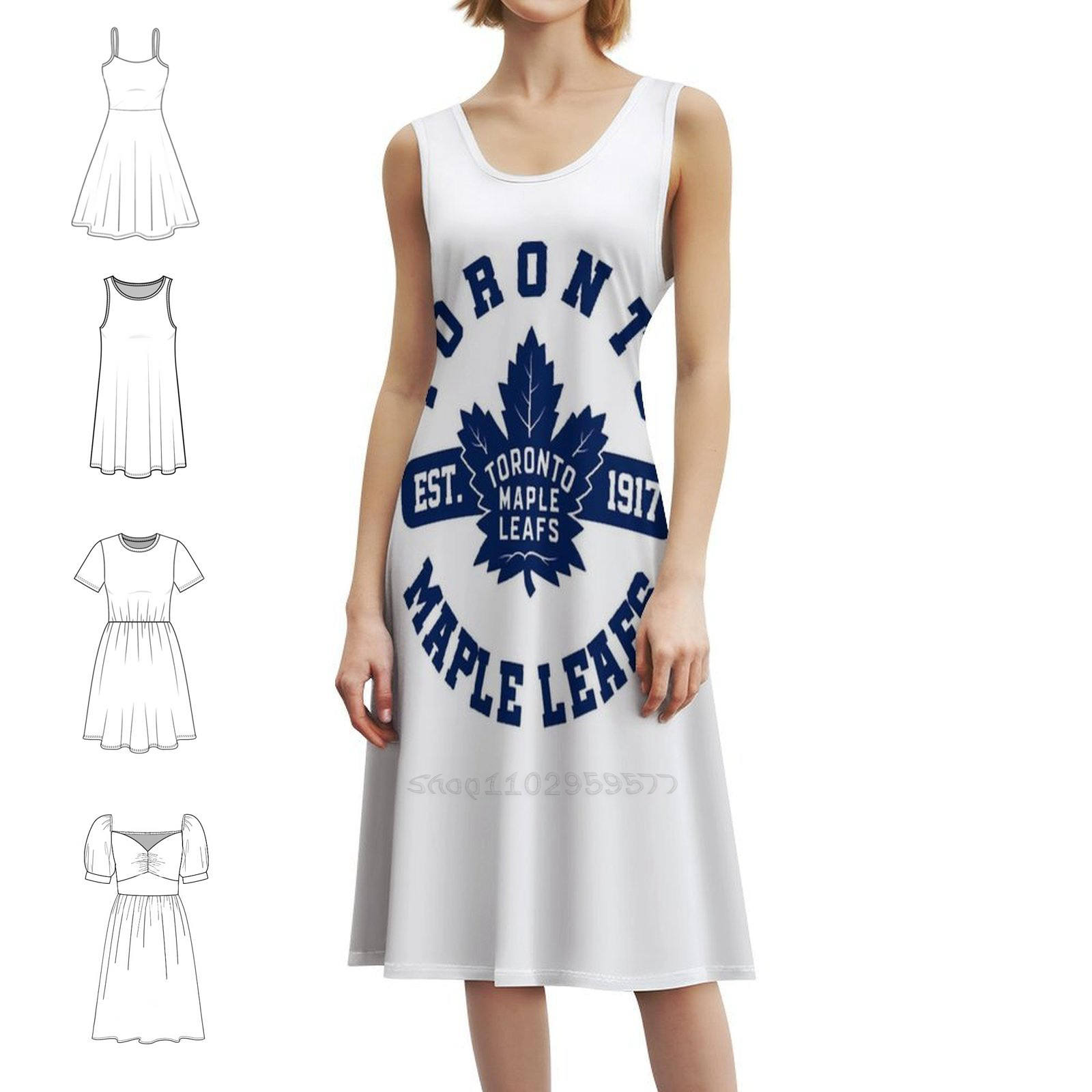 Summer Clothing Canada - Hockey - Women's Streetwear Party Dress