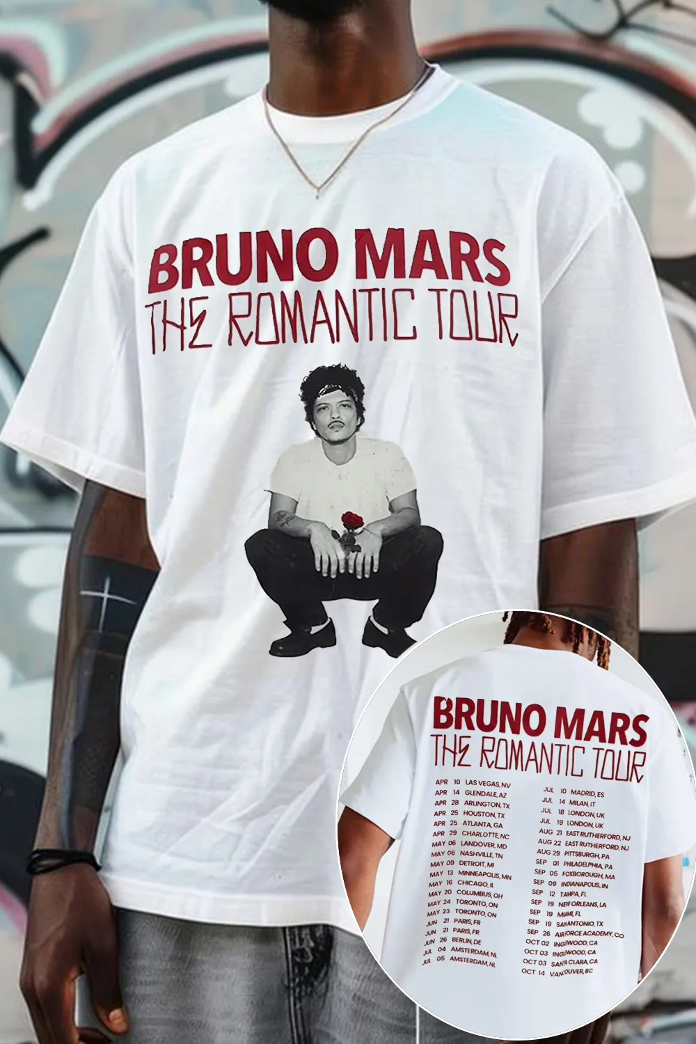 Summer Clothing Trends For Men 2026 - 2026 Bruno Mars Graphic Shirt Mens