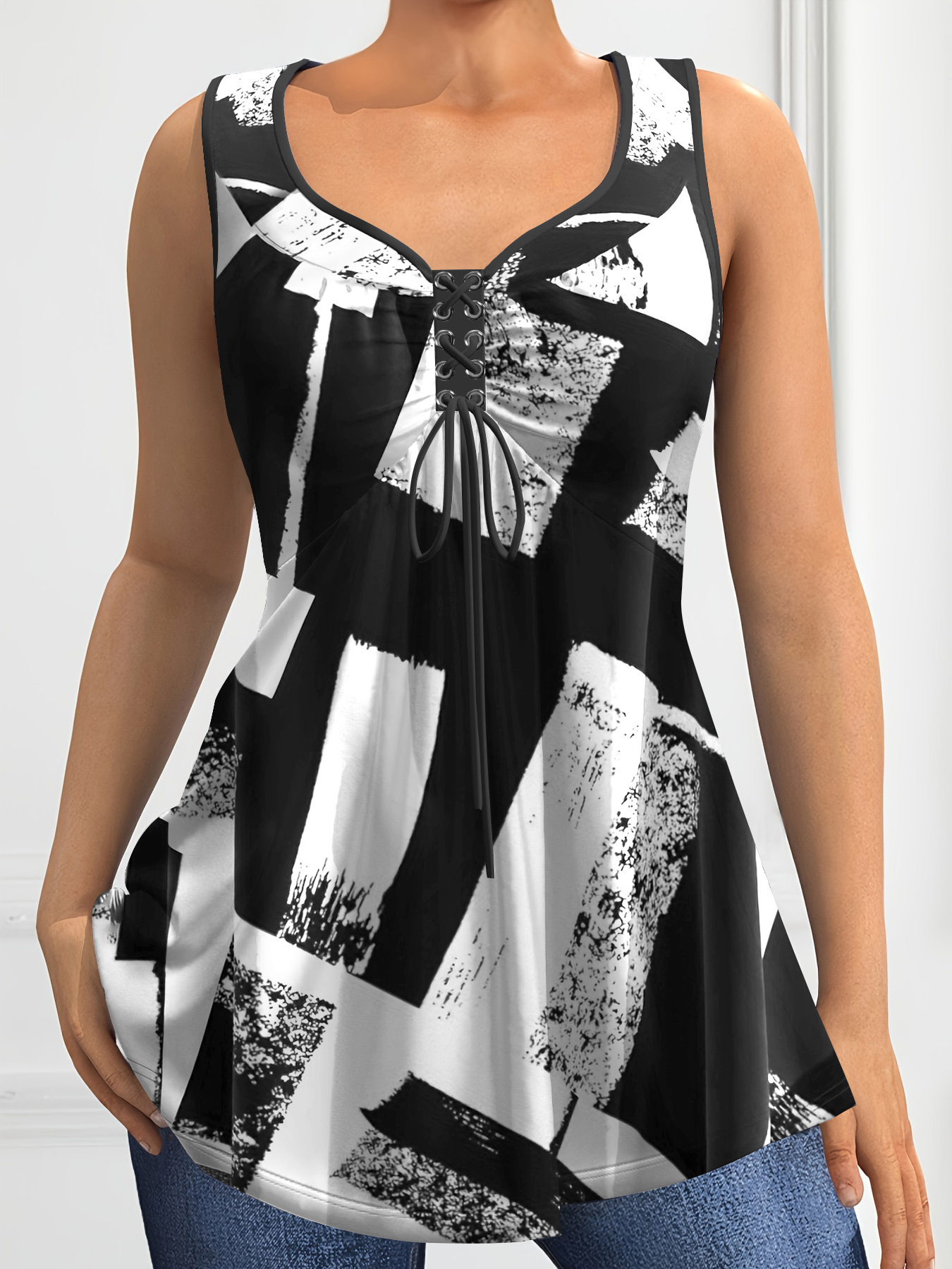 Summer Clothing Plus Size Women - Women Plus Size Clothing Tank Top