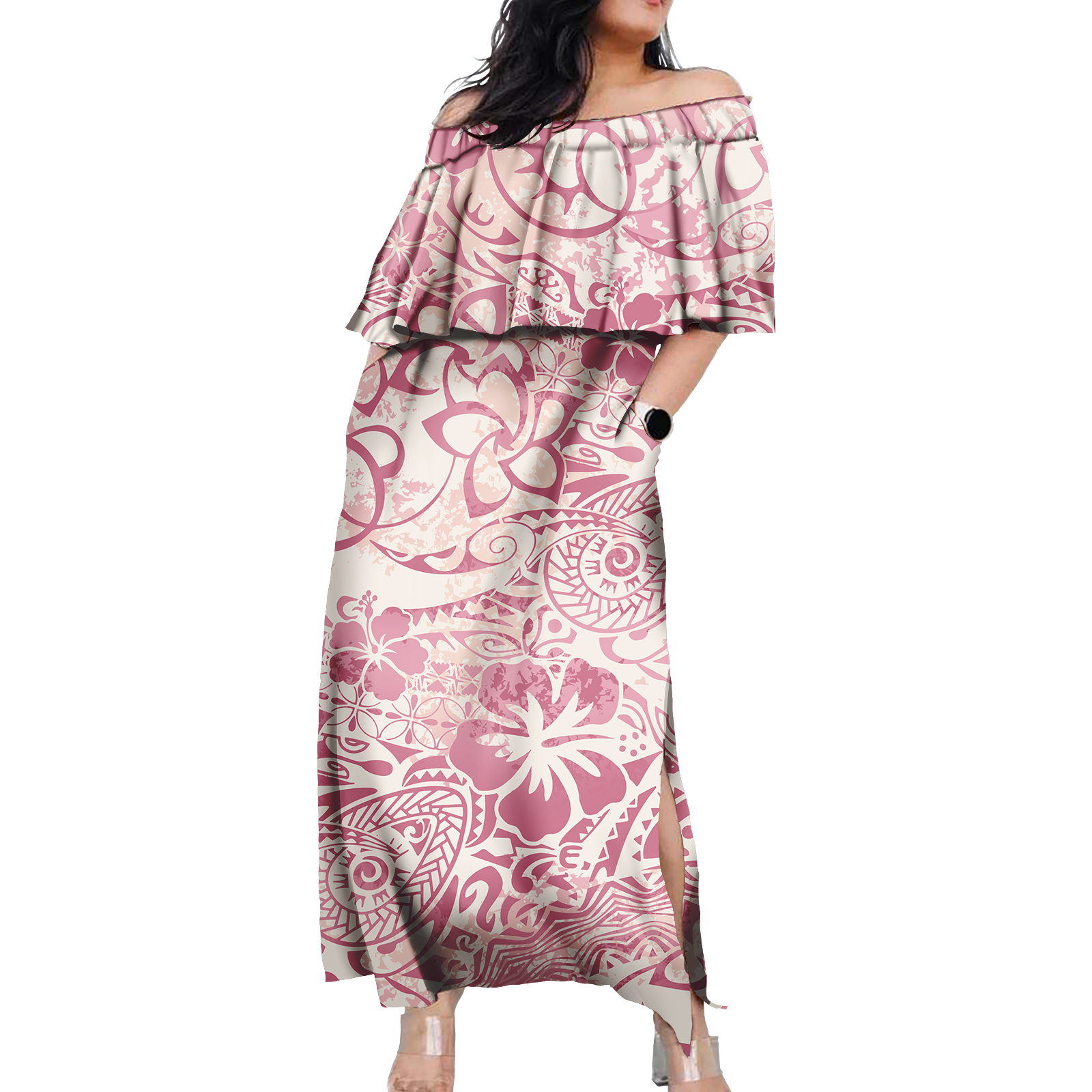 Summer Clothing Plus Size Women - Hawaiian Floral Design Women Daily Dresses
