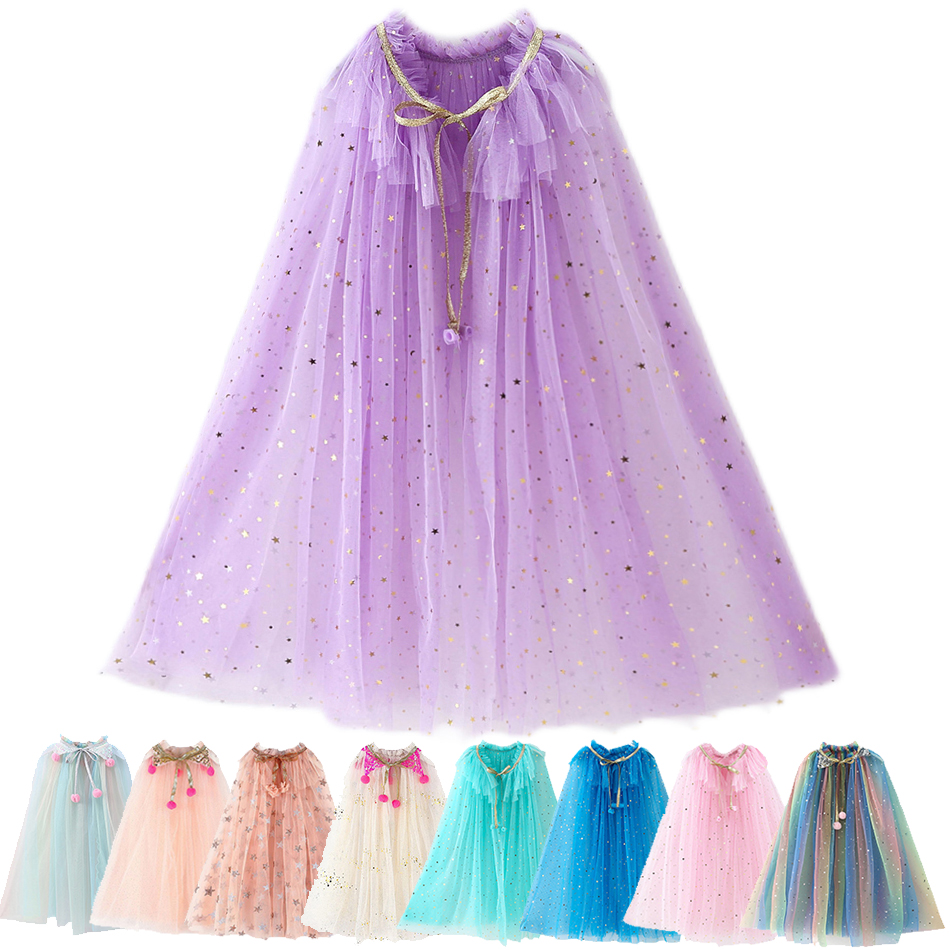 Summer Clothing Kids - Girls Princess Cape Children Costume Cloak