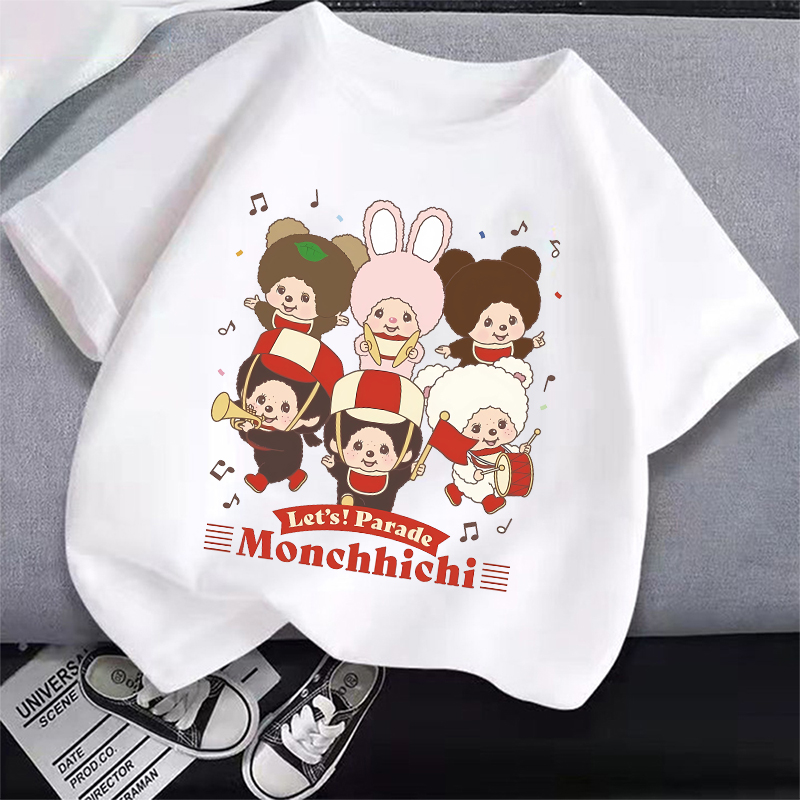Summer Clothing For Girls - MONCHHICHI Short Sleeve T Shirt for