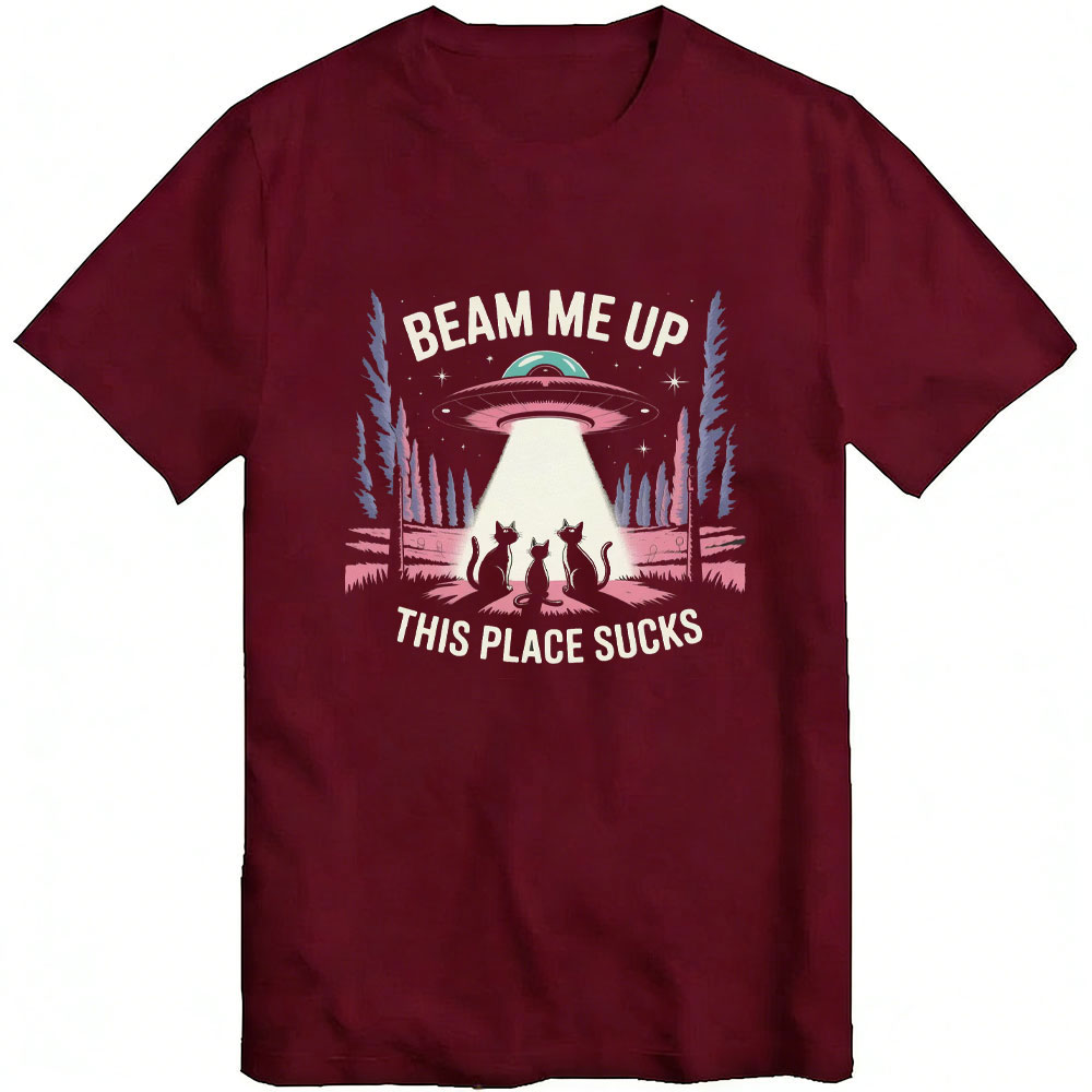 Beam Me Up This Place Sucks Ca - Summer Clothing Places บทวิจารณ์และราคา