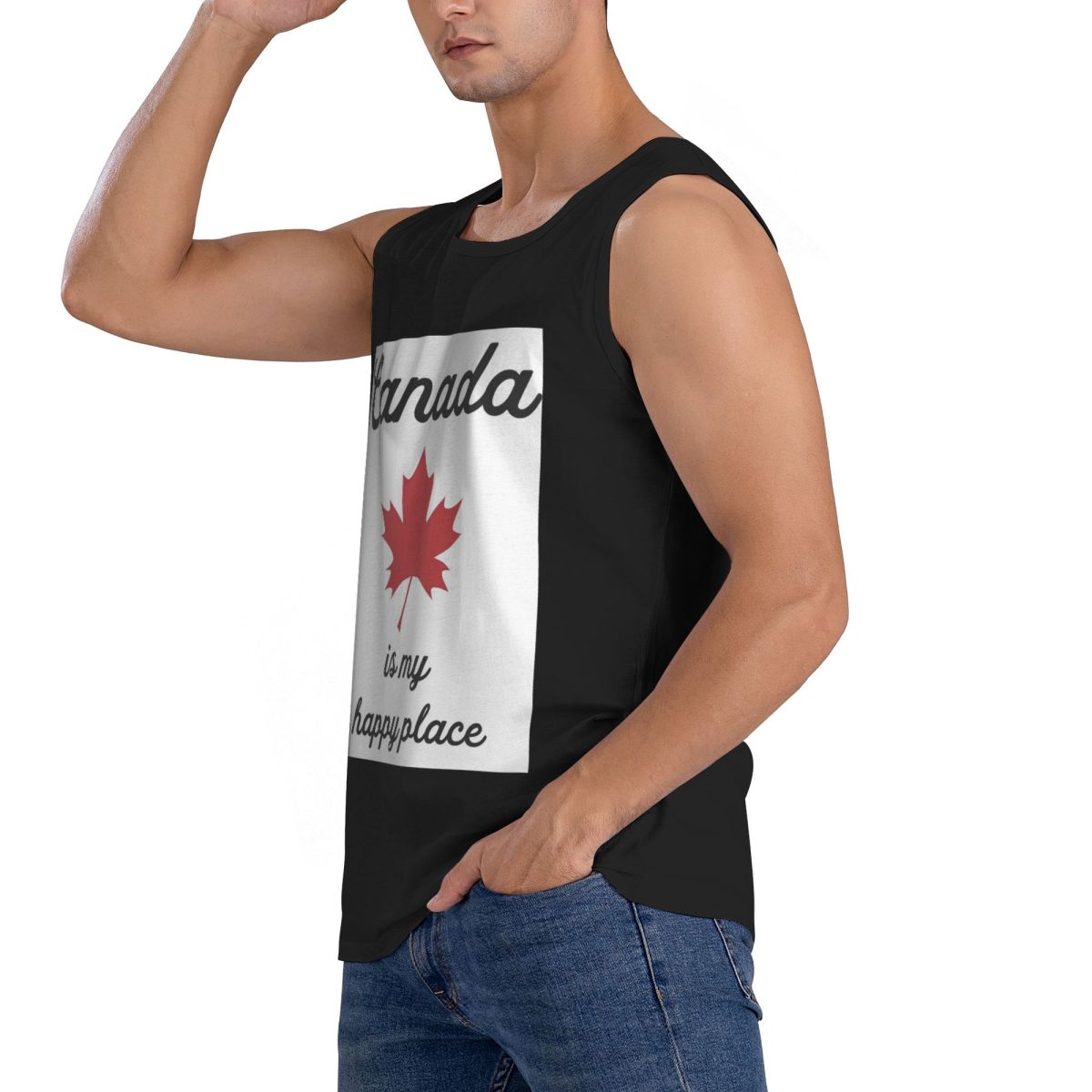 100% Cotton Maple Leaf Canada  - Summer Clothing Places บทวิจารณ์และราคา
