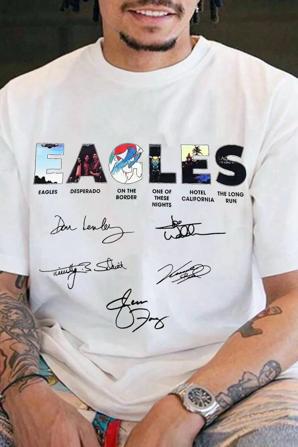 2026 Fashion Eagles Band Graph - Summer Clothing Trends For Men 2026 บทวิจารณ์และราคา