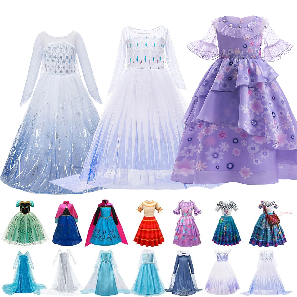 Girl Birthday Encanto Costume  - Summer Clothing Kids บทวิจารณ์และราคา