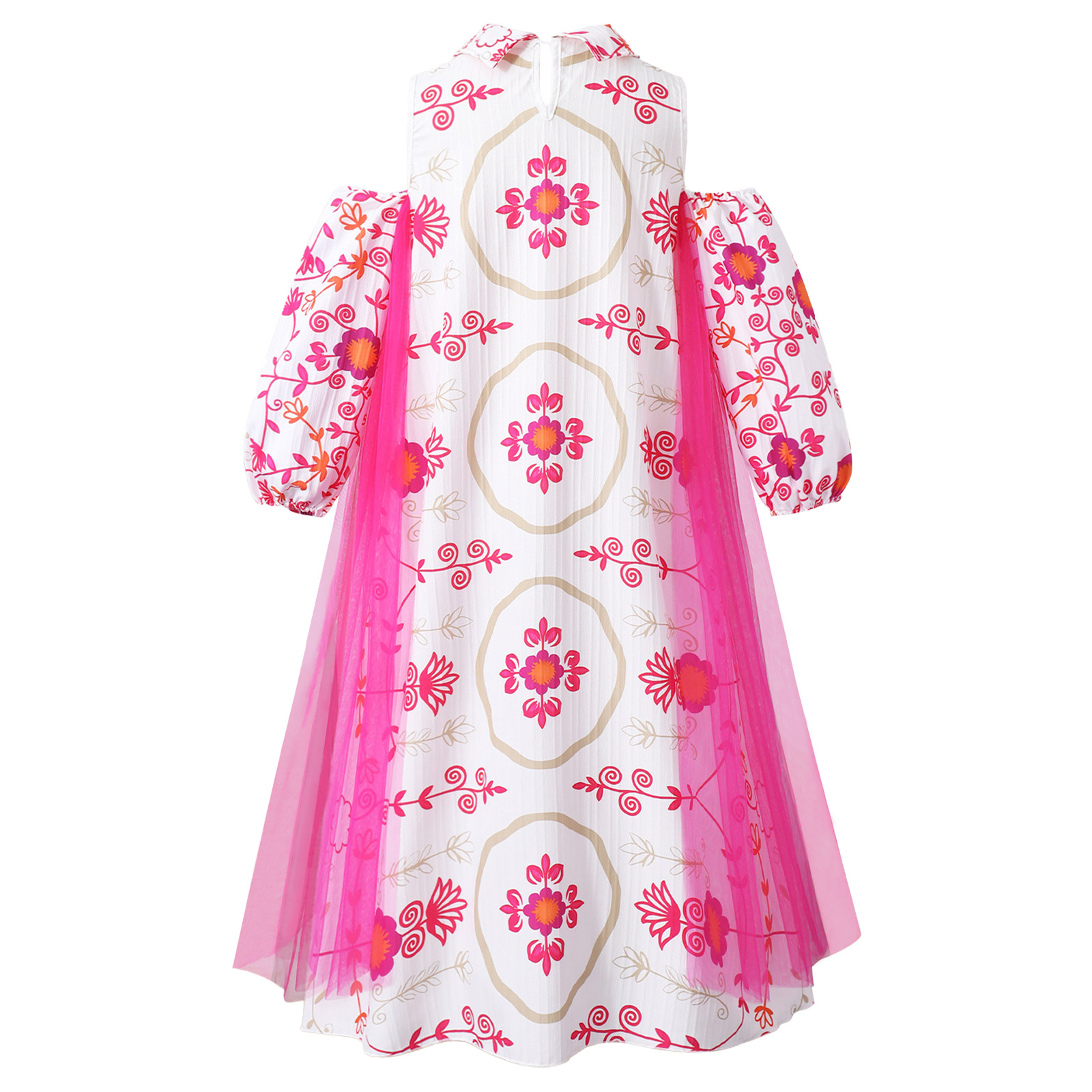 Girl Long Sleeve Mesh Patchwor - Summer Clothing For Girls บทวิจารณ์และราคา