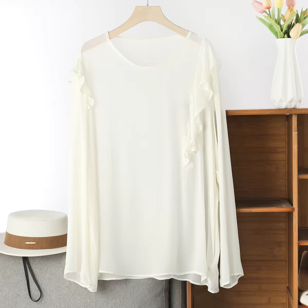 French Elegant Long Sleeve Ruf - Summer Clothing Plus Size Women บทวิจารณ์และราคา