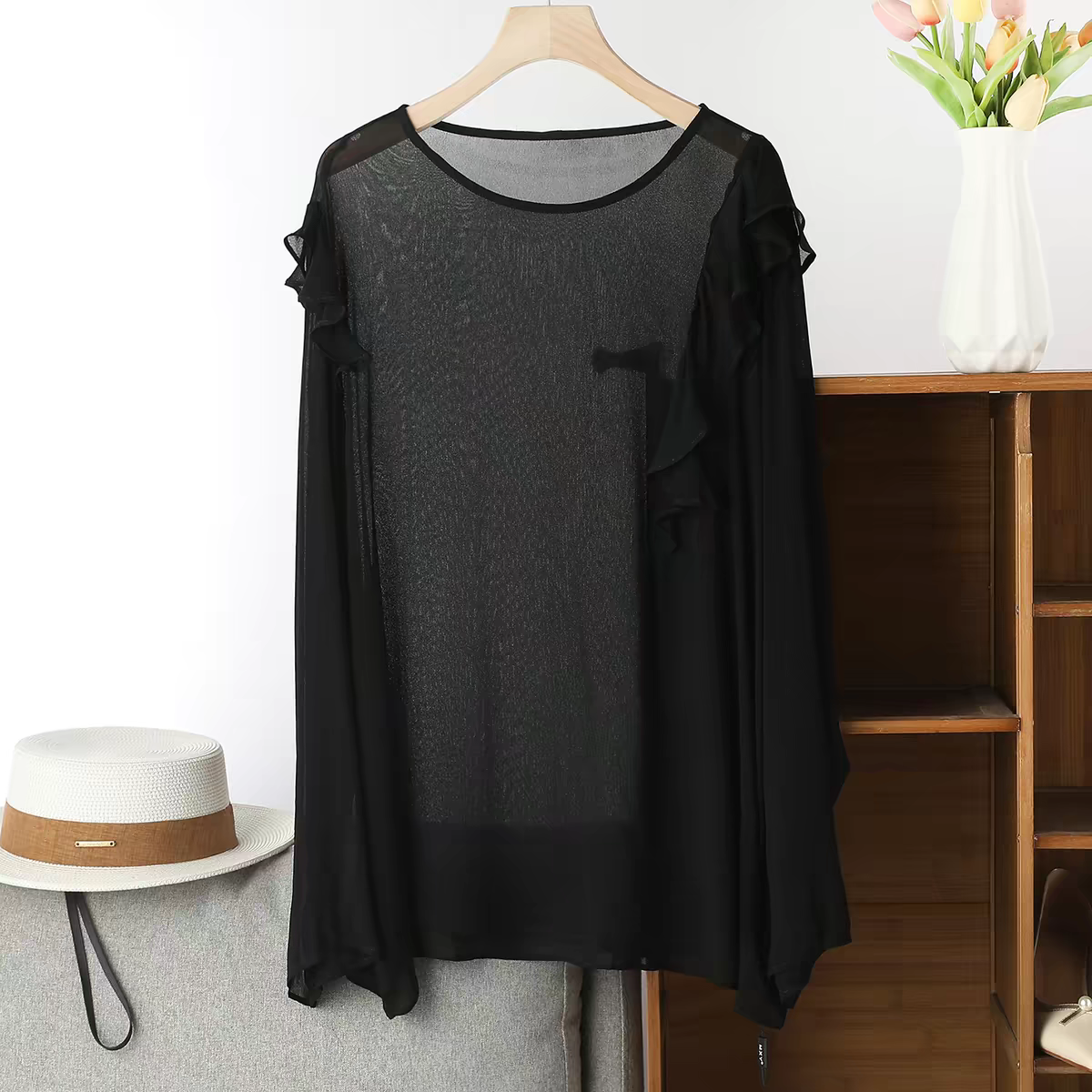 French Elegant Long Sleeve Ruf - Summer Clothing Plus Size Women บทวิจารณ์และราคา