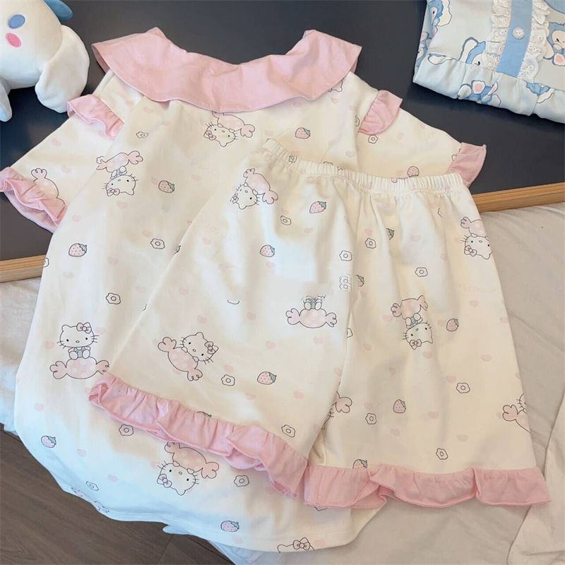 Pajamas for Women Hello Kitty  - Summer Clothes บทวิจารณ์และราคา