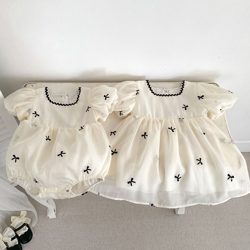 Kids Sisters Clothing Summer B - Summer Gauze Clothing บทวิจารณ์และราคา