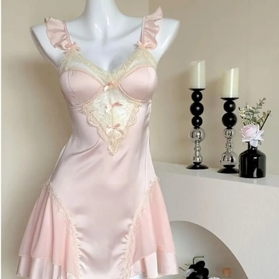 Women Light Nightdress Sexy La - Summer Light Clothing บทวิจารณ์และราคา