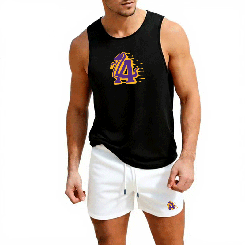 Fitness loose men tank top  sl - Summer Clothes บทวิจารณ์และราคา