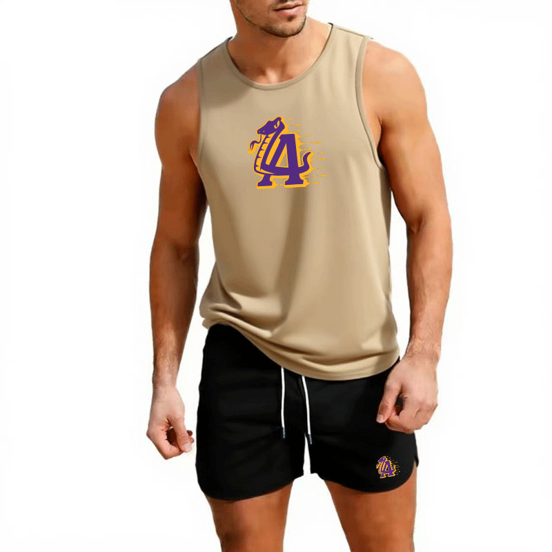 Fitness loose men tank top  sl - Summer Clothes บทวิจารณ์และราคา