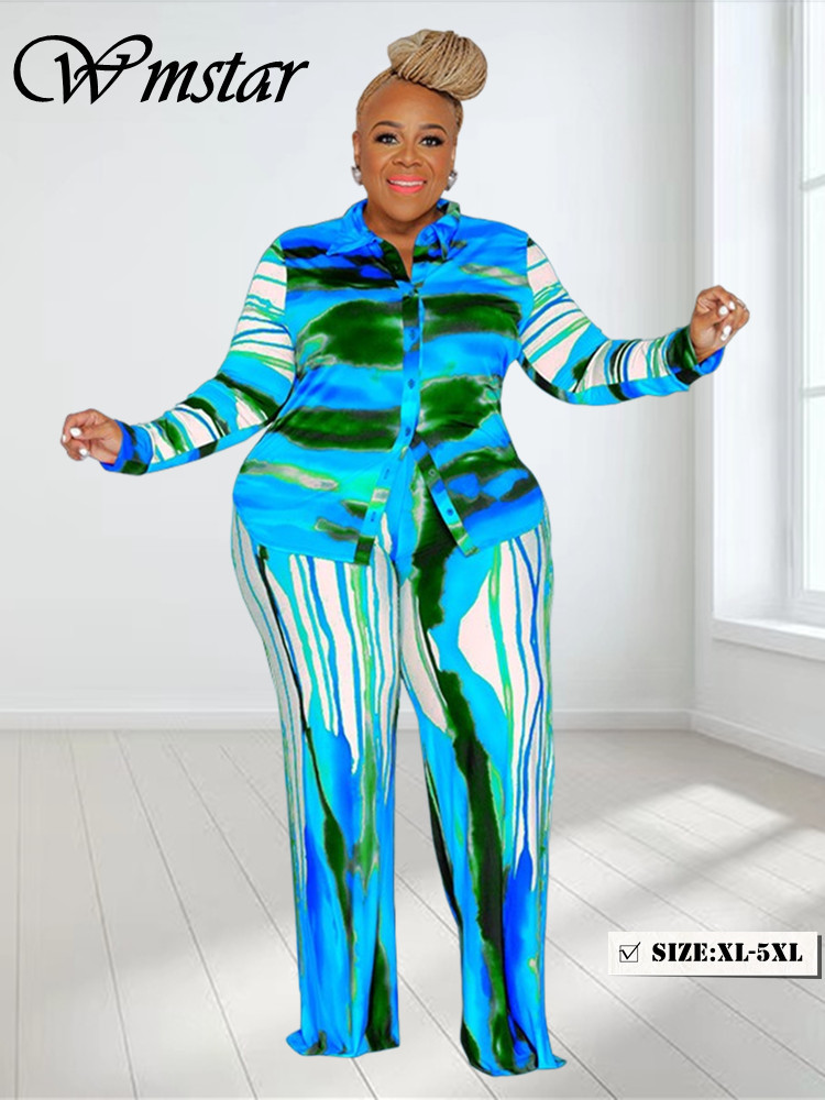 Wmstar Plus Size Two Piece Out - Summer Clothing Wholesale บทวิจารณ์และราคา