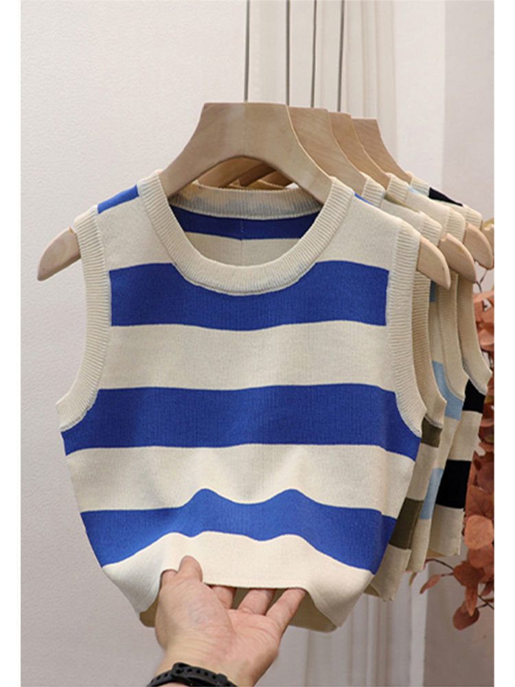 Sexy Rib-knit Tank Top for Wom - Summer Clothing Old Money บทวิจารณ์และราคา