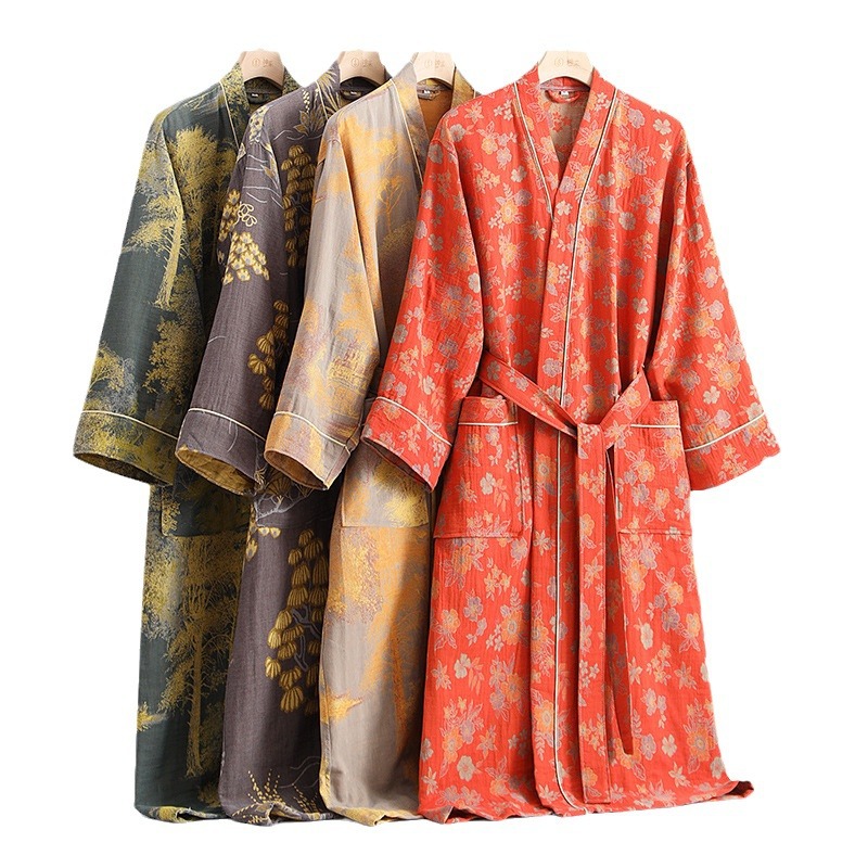 Spring Summer Pure Cotton Doub - Summer Gauze Clothing บทวิจารณ์และราคา