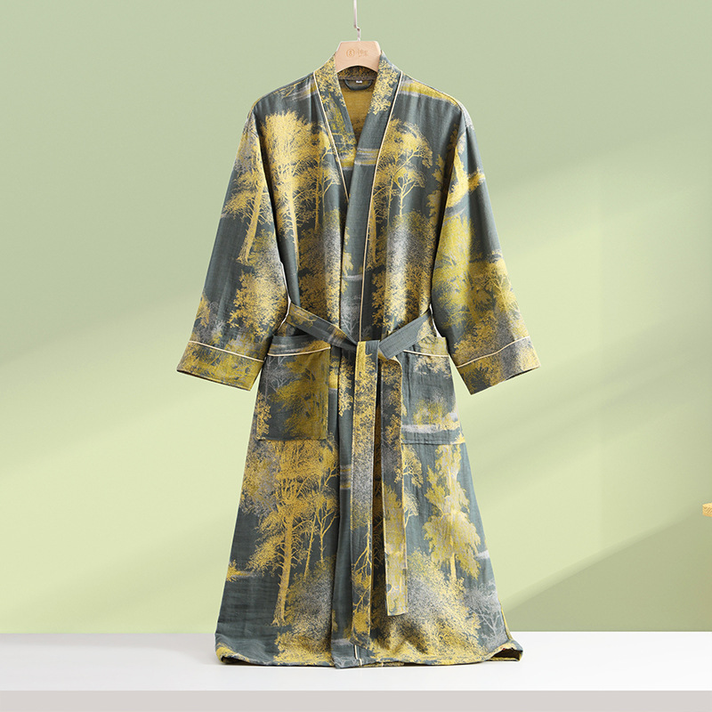 Spring Summer Pure Cotton Doub - Summer Gauze Clothing บทวิจารณ์และราคา