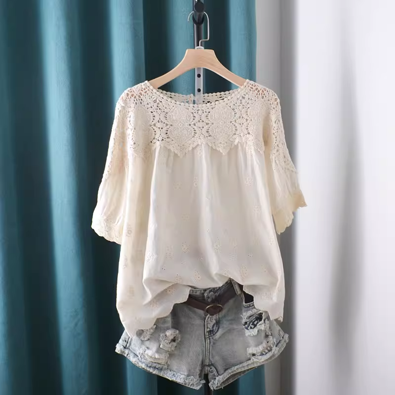 2026 Hollow Out Lace Patchwork - Japan Summer Clothing Women บทวิจารณ์และราคา