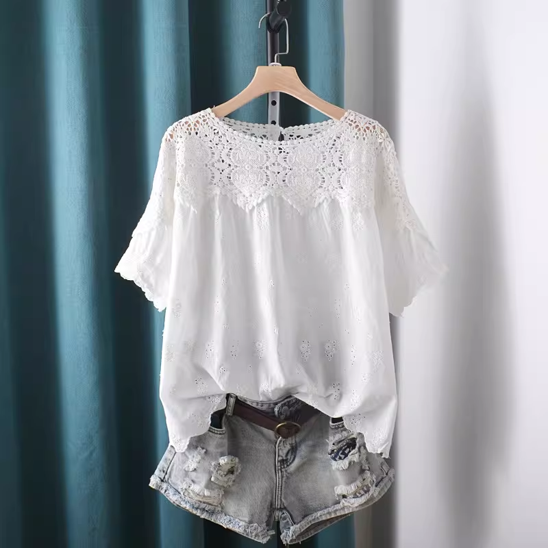 2026 Hollow Out Lace Patchwork - Japan Summer Clothing Women บทวิจารณ์และราคา