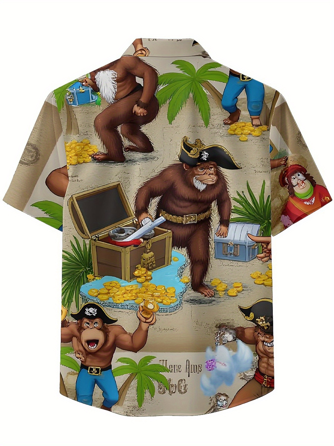 Men's Plus Size Hawaiian Shirt - Beach Shirt Hawaiian บทวิจารณ์และราคา