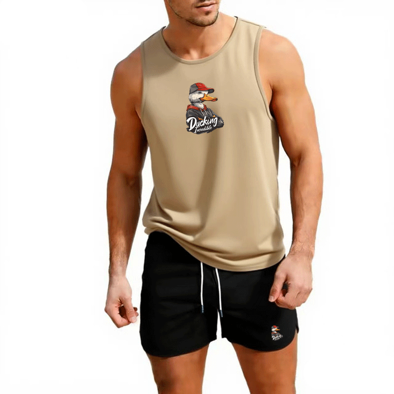 Fitness loose men tank top  sl - Summer Clothes บทวิจารณ์และราคา