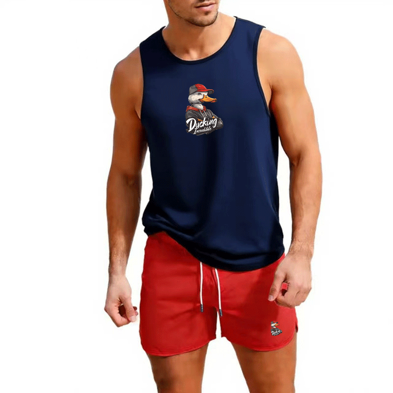 Fitness loose men tank top  sl - Summer Clothes บทวิจารณ์และราคา