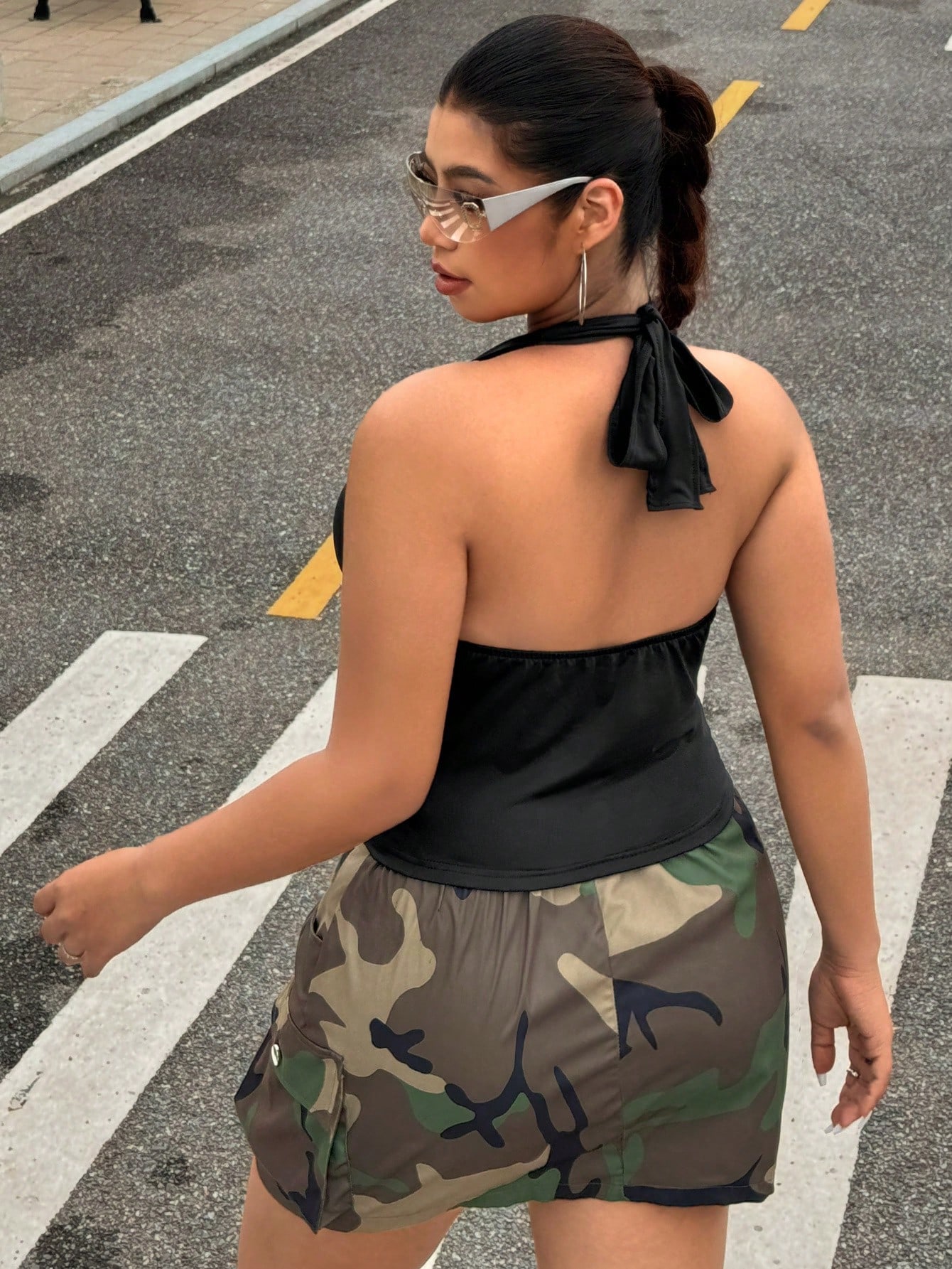 New fashion solid color plus s - Summer Clothing Plus Size Women บทวิจารณ์และราคา