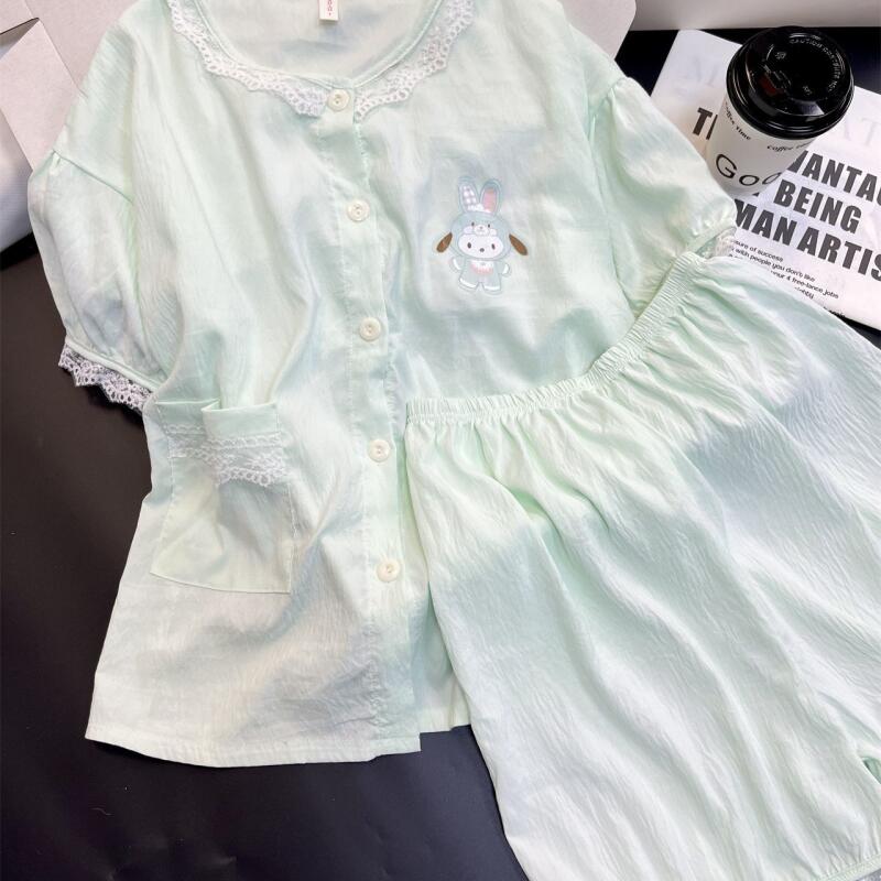 Short-Sleeved Shorts Two-Piece - Summer Clothes บทวิจารณ์และราคา