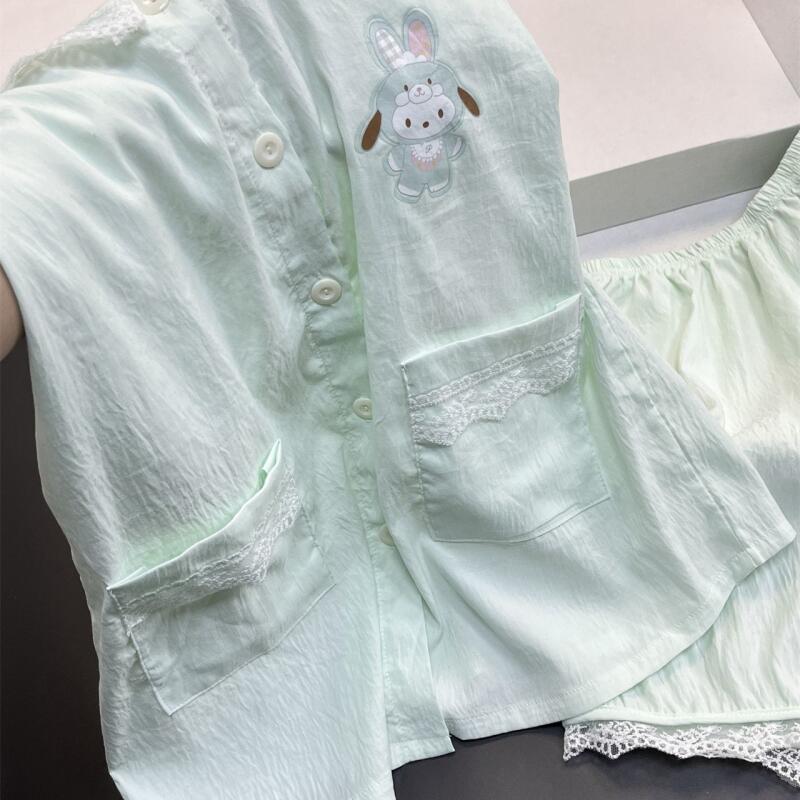 Short-Sleeved Shorts Two-Piece - Summer Clothes บทวิจารณ์และราคา