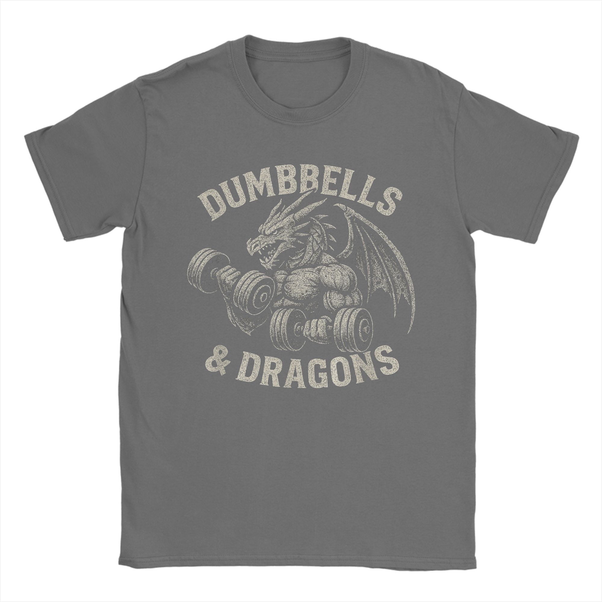 Dumbbells and Dragons Gym T-Sh - Summer Clothing Ideas For Women บทวิจารณ์และราคา
