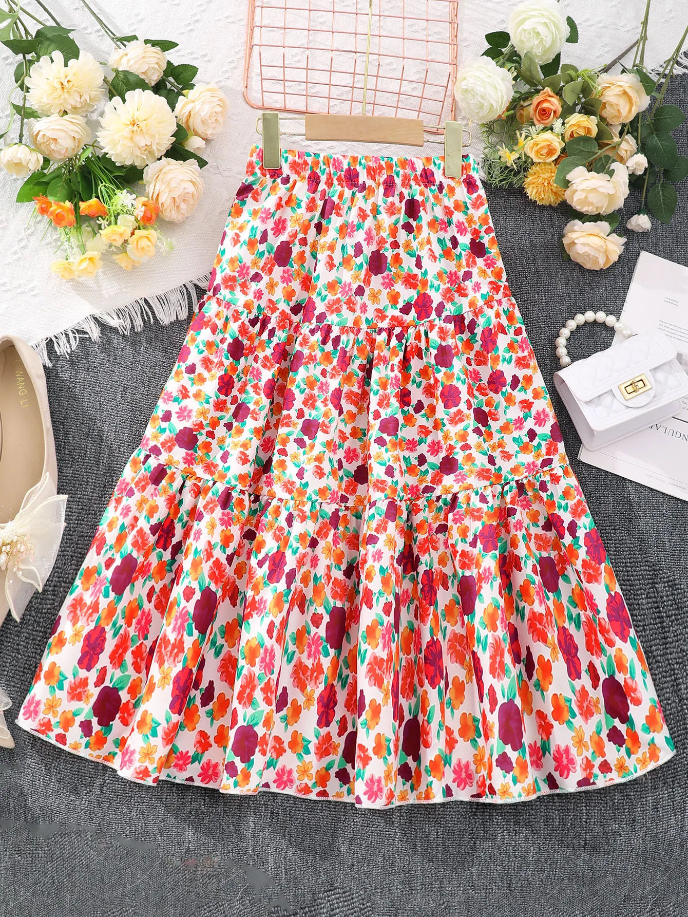 Girls Clothes Summer Kids Girl - Summer Gauze Clothing บทวิจารณ์และราคา