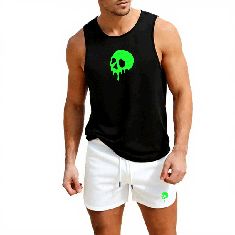Fitness loose men tank top  sl - Summer Clothes บทวิจารณ์และราคา