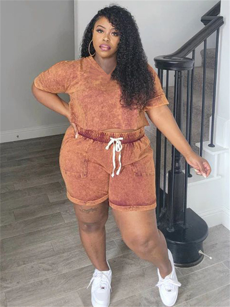 Wmstar Plus Size Two Piece Out - Summer Clothing Wholesale บทวิจารณ์และราคา