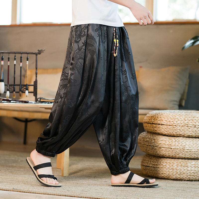 Men Harun Pants Summer Ice Sil - Summer Light Clothing บทวิจารณ์และราคา