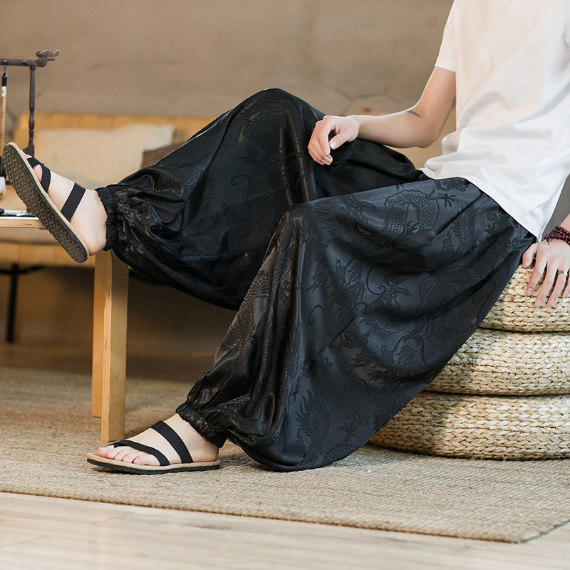 Men Harun Pants Summer Ice Sil - Summer Light Clothing บทวิจารณ์และราคา