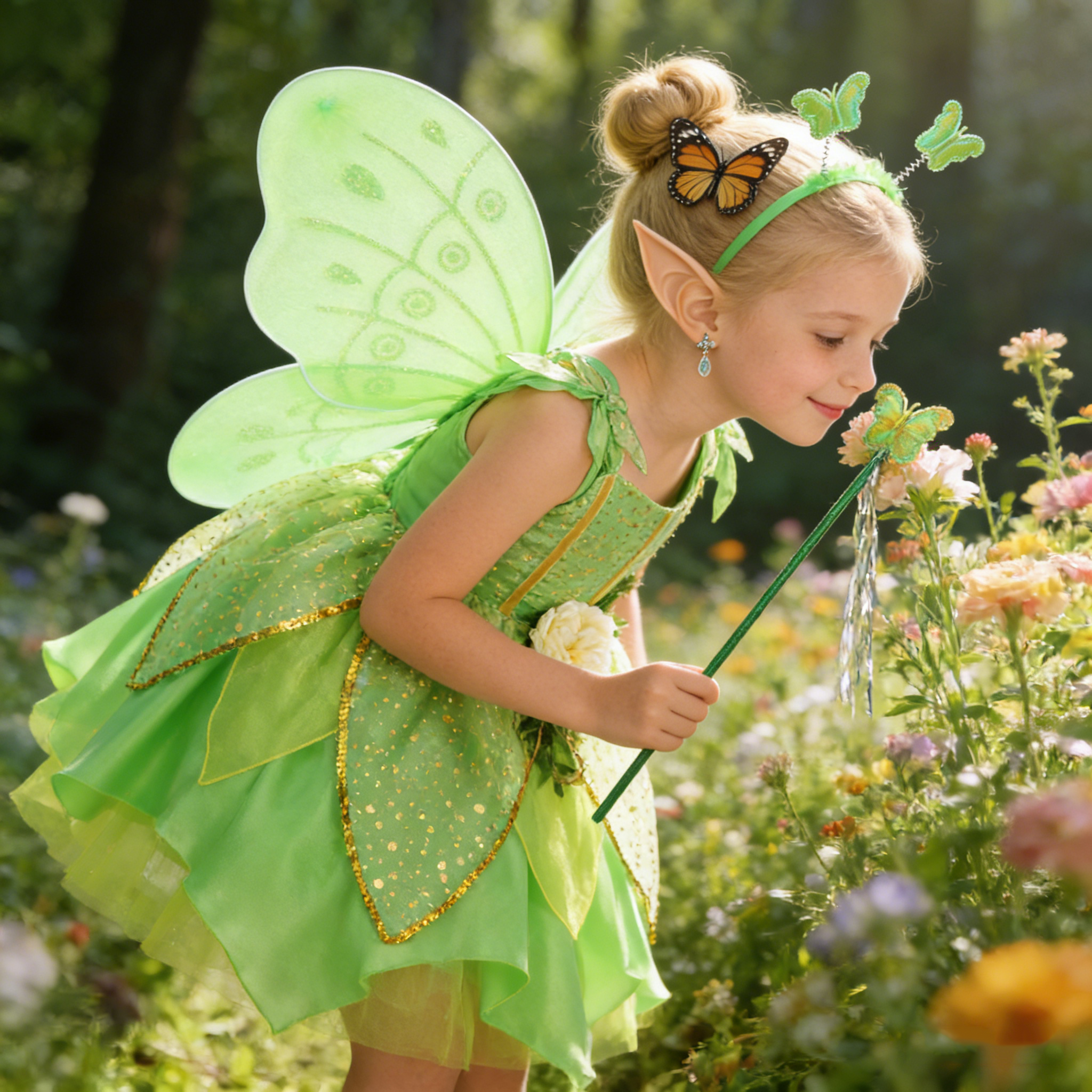 Summer Girls Tinkerbell Fairy  - Summer Clothing Kids บทวิจารณ์และราคา