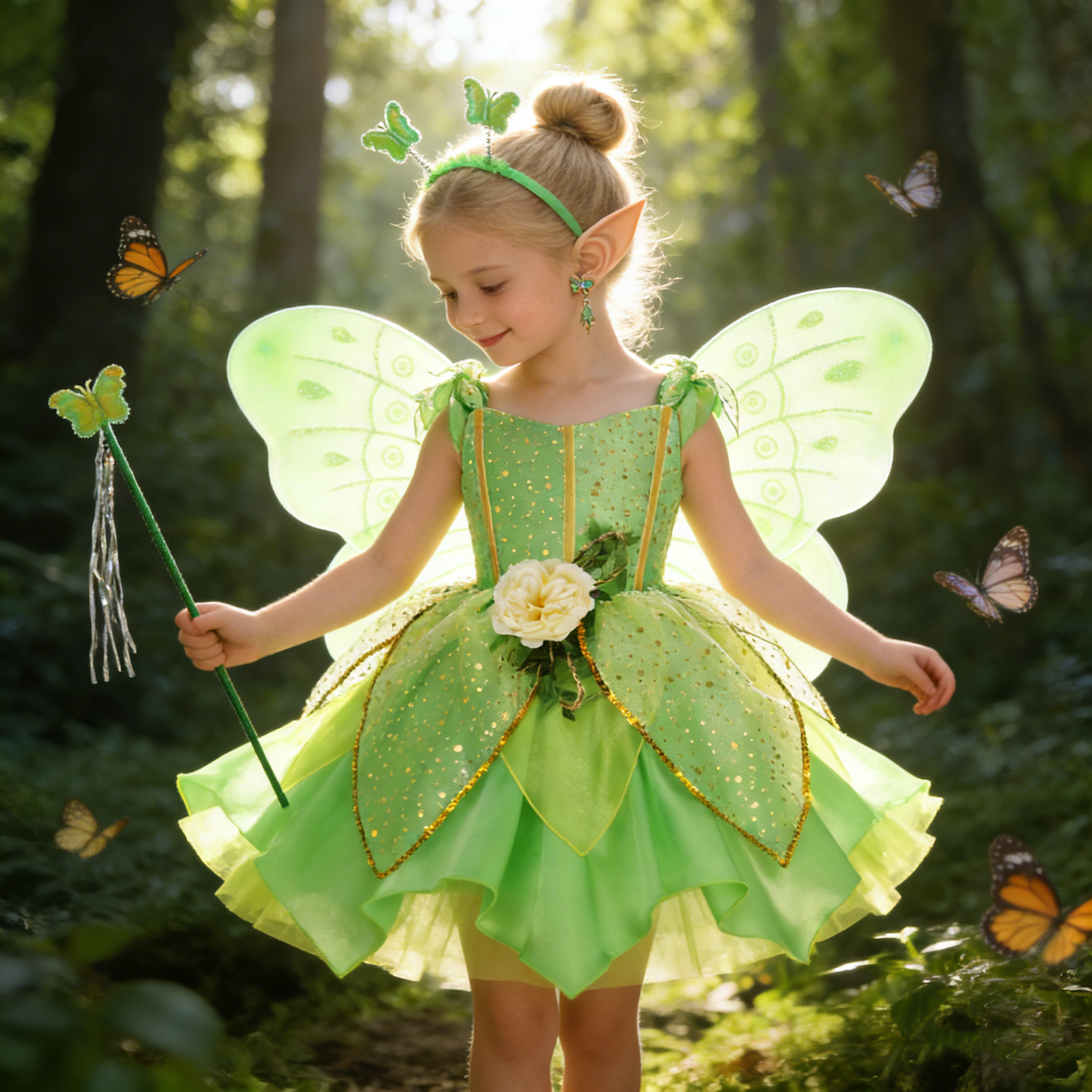 Summer Girls Tinkerbell Fairy  - Summer Clothing Kids บทวิจารณ์และราคา