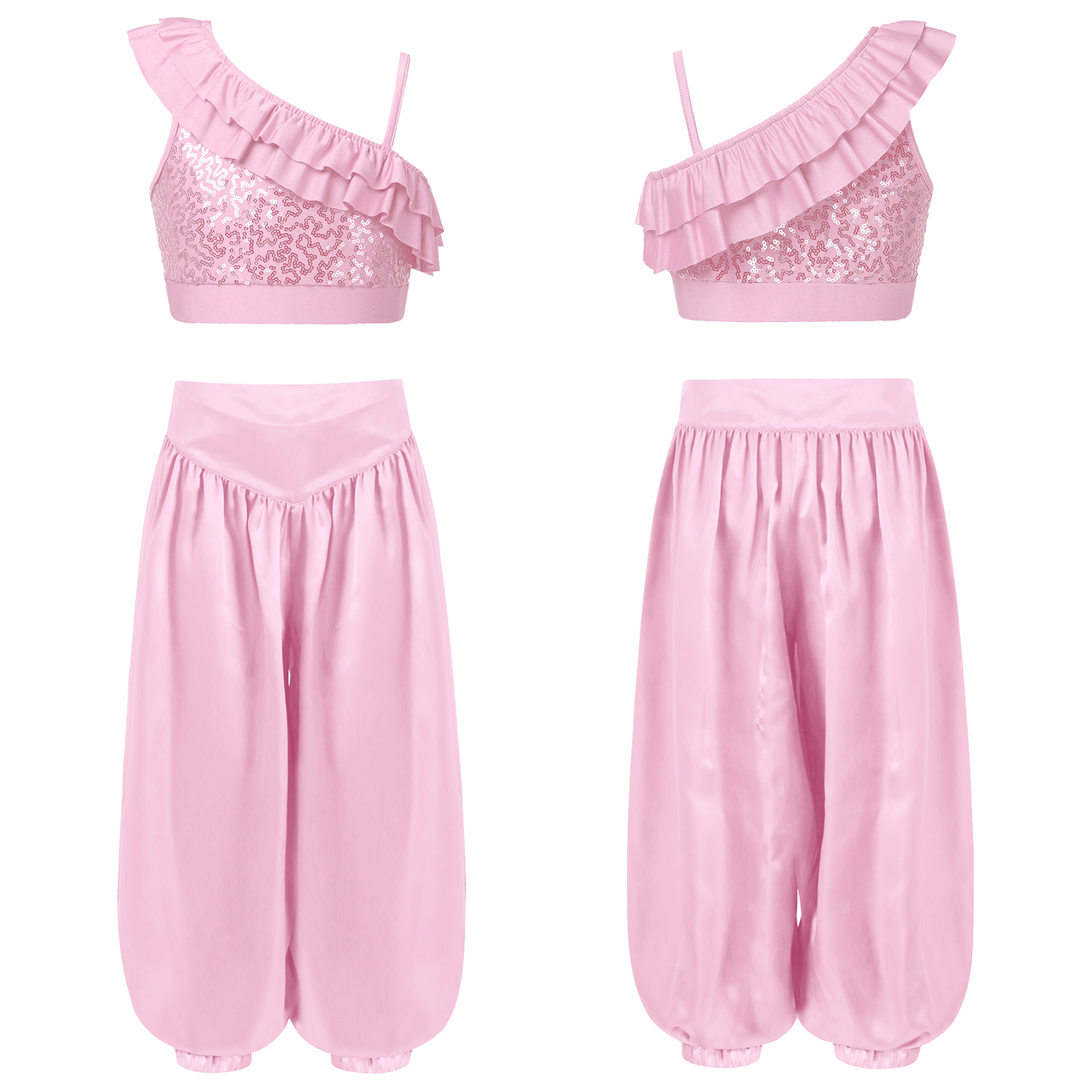 Children Shiny Sequins Dance C - Summer Clothing For Girls บทวิจารณ์และราคา