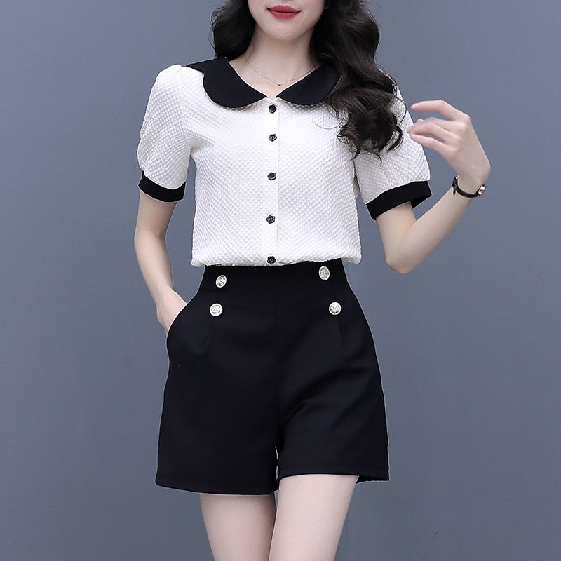 Contrast Color Button Short Se - Summer Clothing Trends 2025 Women'S บทวิจารณ์และราคา