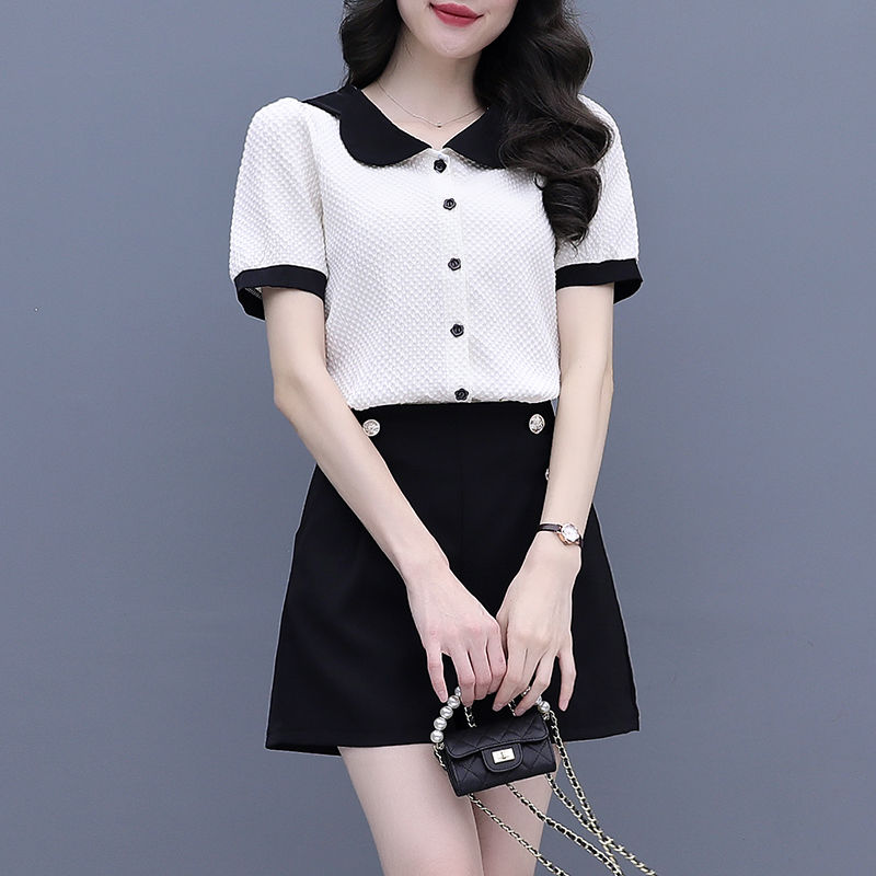 Contrast Color Button Short Se - Summer Clothing Trends 2025 Women'S บทวิจารณ์และราคา