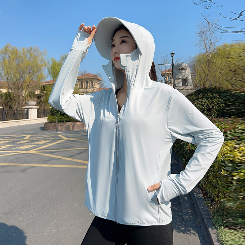 Women Hooded Sun Protection Ja - Summer Clothing For Girls บทวิจารณ์และราคา