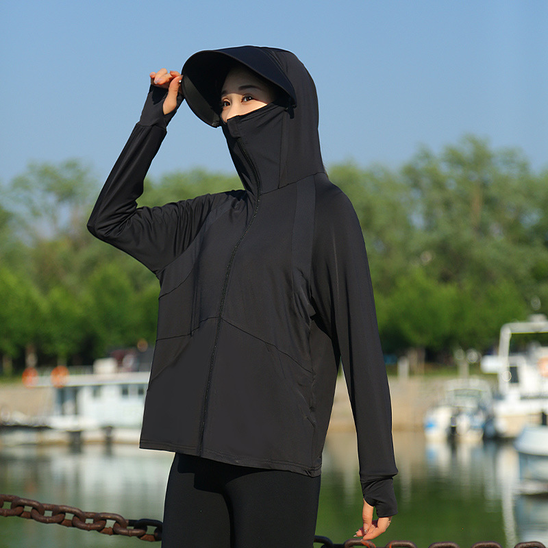 Women Hooded Sun Protection Ja - Summer Clothing For Girls บทวิจารณ์และราคา