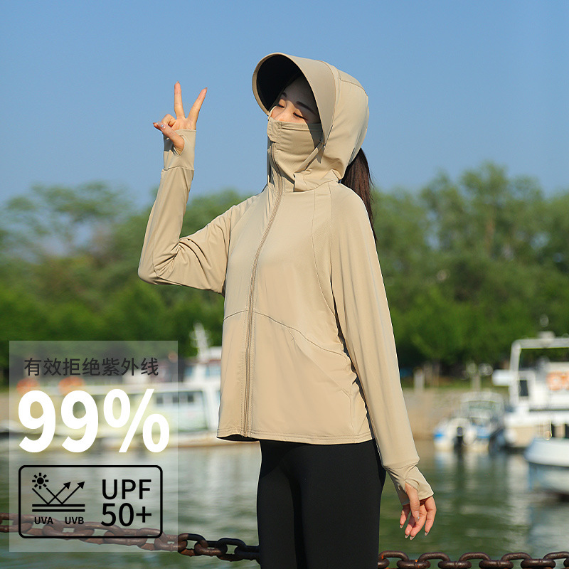 Women Hooded Sun Protection Ja - Summer Clothing For Girls บทวิจารณ์และราคา