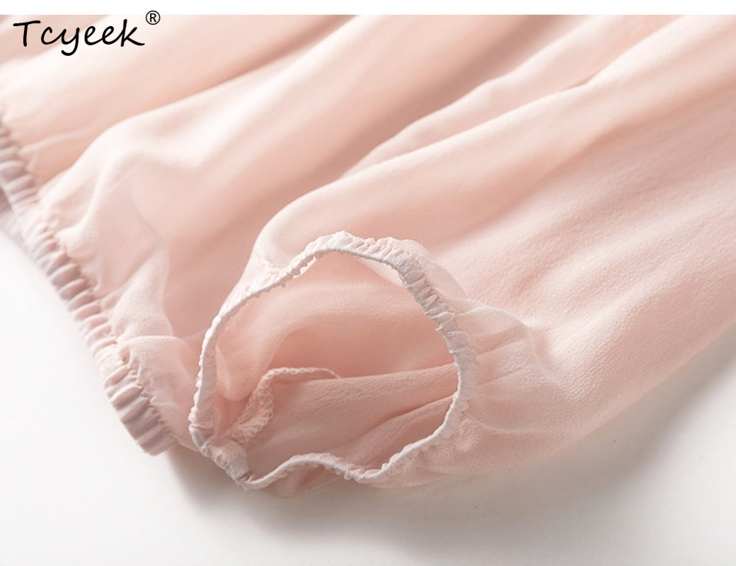 Tcyeek 100% Real Mulberry Silk - Summer Clothing Us บทวิจารณ์และราคา